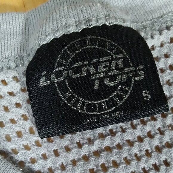 Vintage 70s Wrights Locker Tops Rainbow Stripes Athletic T-Shirt - Picture 6 of 7